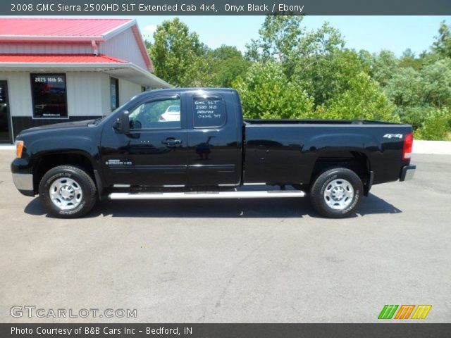 2008 GMC Sierra 2500HD SLT Extended Cab 4x4 in Onyx Black