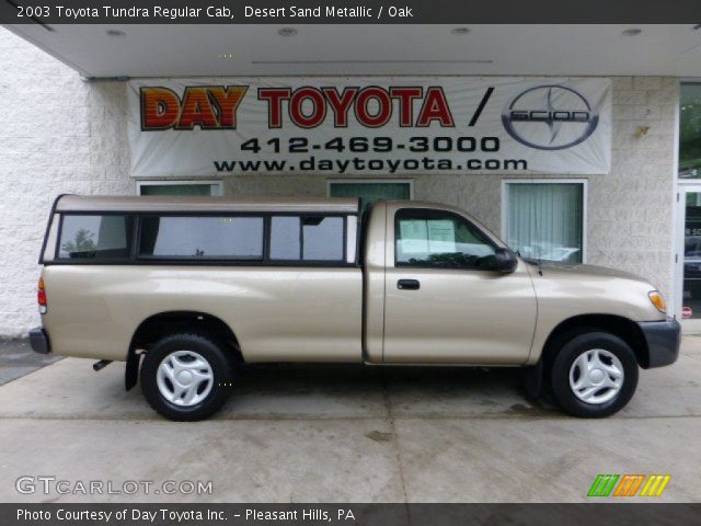2003 Toyota Tundra Regular Cab in Desert Sand Metallic