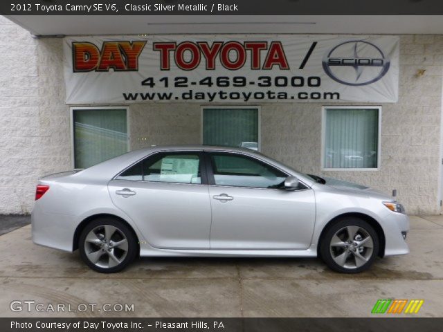 2012 Toyota Camry SE V6 in Classic Silver Metallic