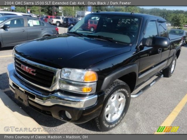 2004 GMC Sierra 1500 SLT Extended Cab 4x4 in Onyx Black