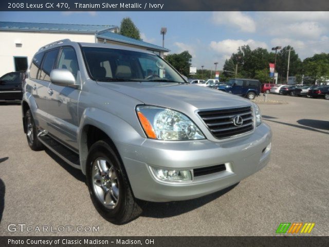 2008 Lexus GX 470 in Titanium Silver Metallic