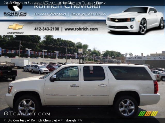 2013 Chevrolet Suburban LTZ 4x4 in White Diamond Tricoat