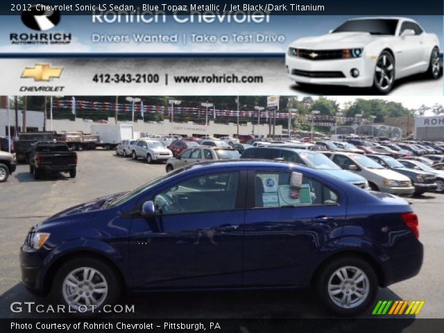 2012 Chevrolet Sonic LS Sedan in Blue Topaz Metallic