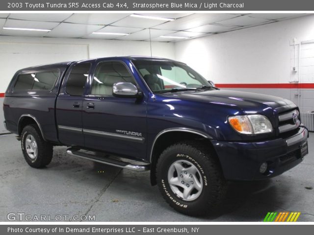 2003 Toyota Tundra SR5 Access Cab 4x4 in Stratosphere Blue Mica
