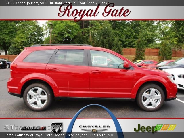 2012 Dodge Journey SXT in Brilliant Red Tri-Coat Pearl