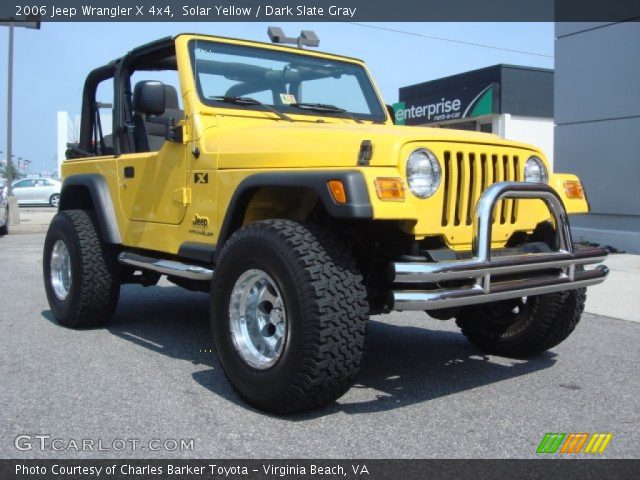 2006 Jeep Wrangler X 4x4 in Solar Yellow