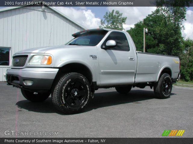 2001 Ford F150 XLT Regular Cab 4x4 in Silver Metallic