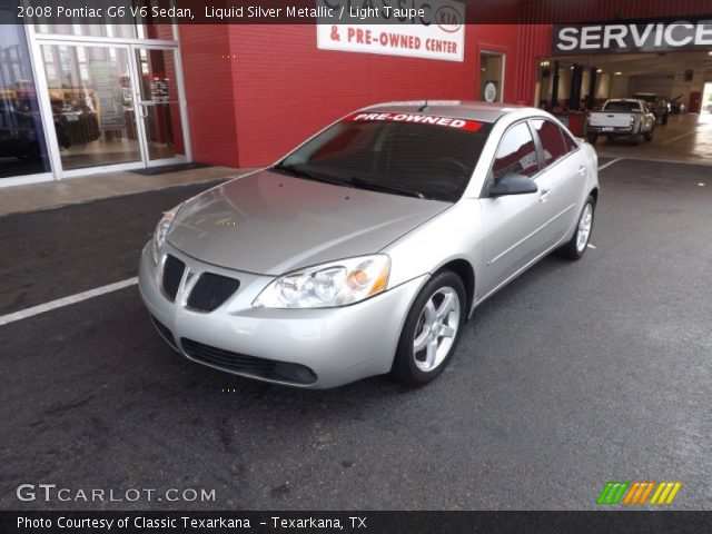 2008 Pontiac G6 V6 Sedan in Liquid Silver Metallic