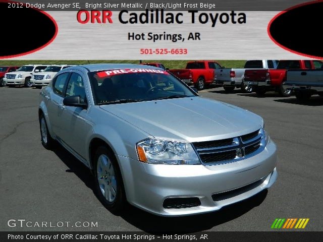 2012 Dodge Avenger SE in Bright Silver Metallic