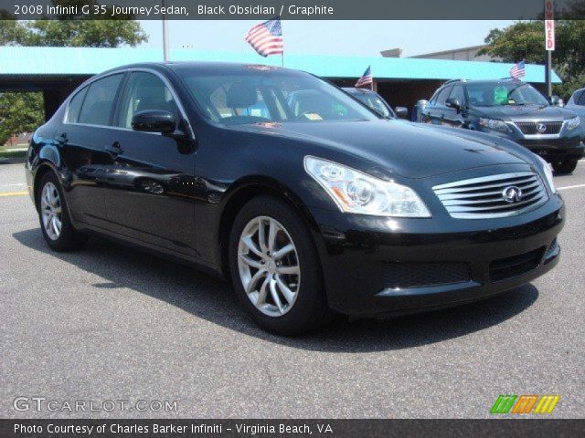 2008 Infiniti G 35 Journey Sedan in Black Obsidian