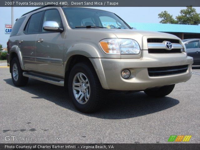 2007 Toyota Sequoia Limited 4WD in Desert Sand Mica