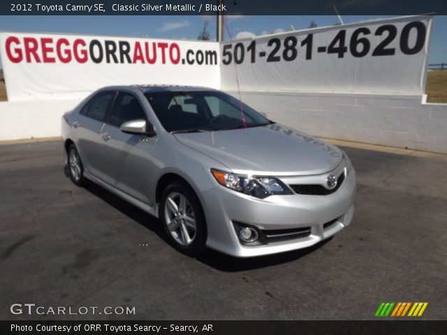 2012 Toyota Camry SE in Classic Silver Metallic