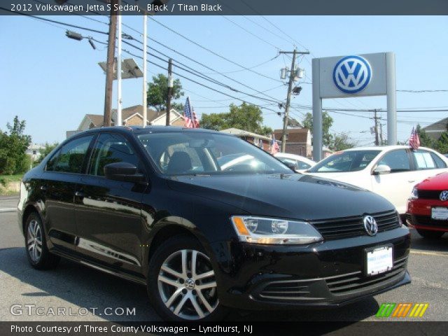 2012 Volkswagen Jetta S Sedan in Black