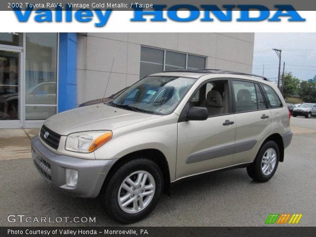 2002 Toyota RAV4  in Vintage Gold Metallic