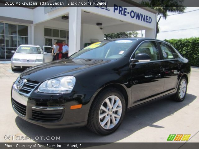 2010 Volkswagen Jetta SE Sedan in Black