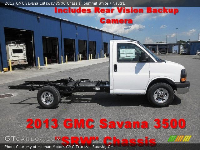 2013 GMC Savana Cutaway 3500 Chassis in Summit White