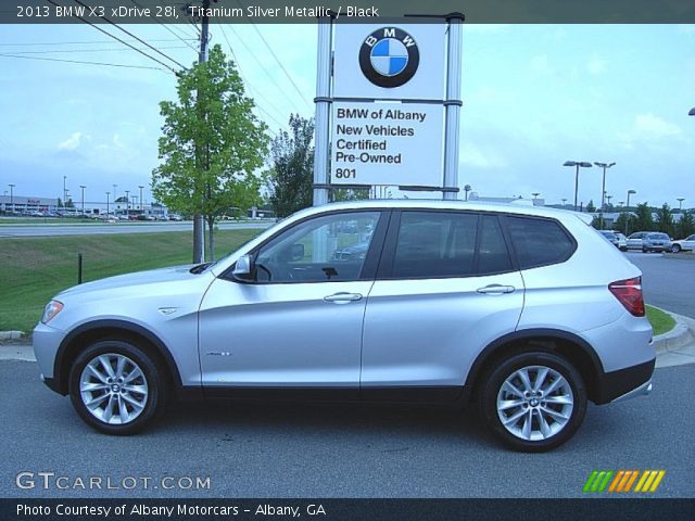 2013 BMW X3 xDrive 28i in Titanium Silver Metallic