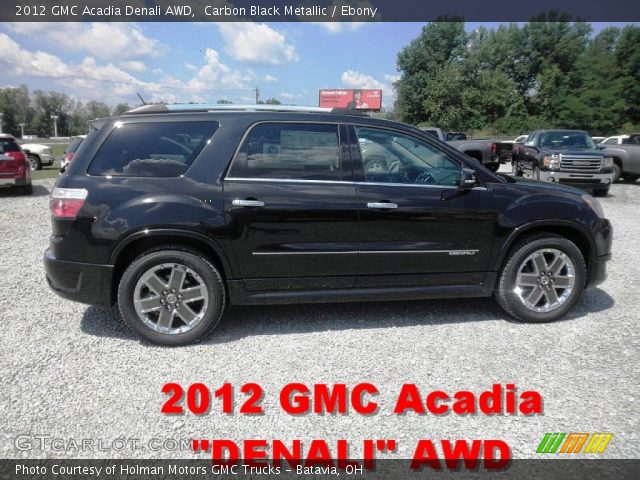 2012 GMC Acadia Denali AWD in Carbon Black Metallic