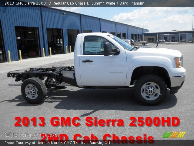 2013 GMC Sierra 2500HD Regular Cab Chassis in Summit White