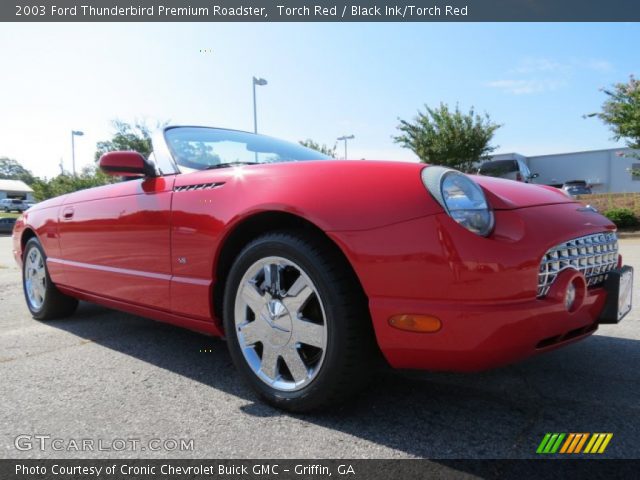 2003 Ford Thunderbird Premium Roadster in Torch Red
