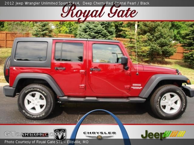 2012 Jeep Wrangler Unlimited Sport S 4x4 in Deep Cherry Red Crystal Pearl