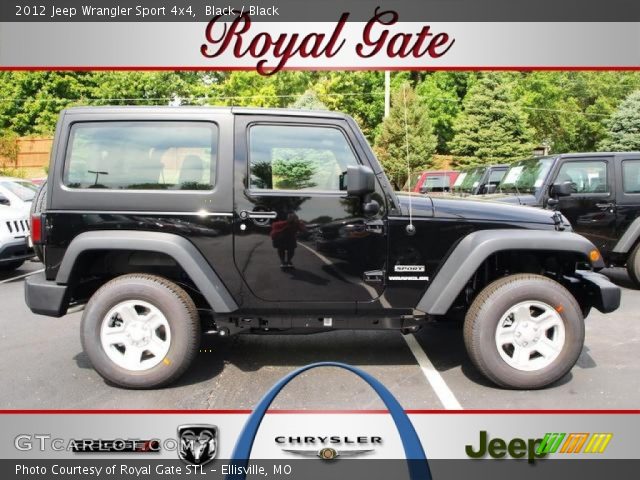 2012 Jeep Wrangler Sport 4x4 in Black