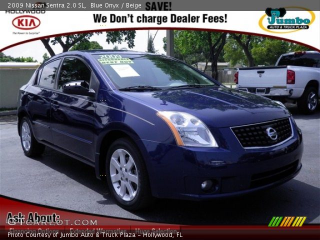 2009 Nissan Sentra 2.0 SL in Blue Onyx