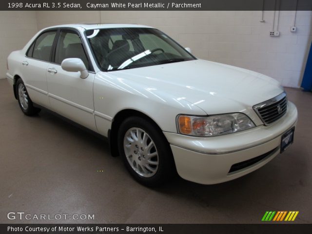 1998 Acura RL 3.5 Sedan in Cayman White Pearl Metallic