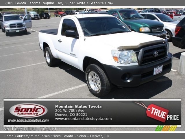 2005 Toyota Tacoma Regular Cab in Super White