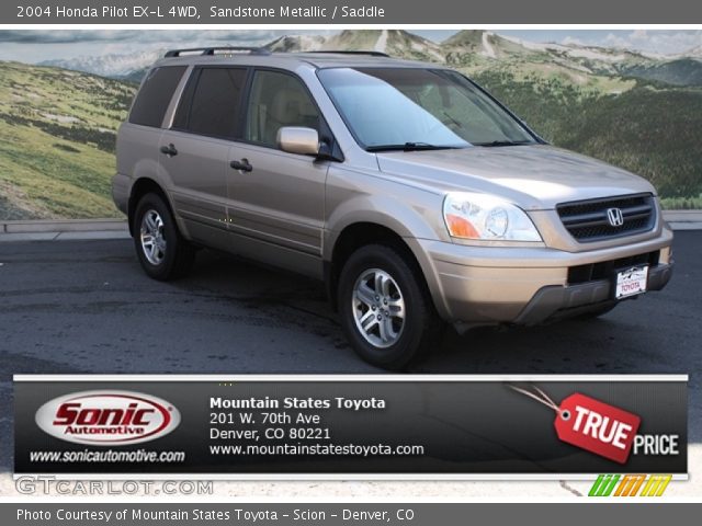 2004 Honda Pilot EX-L 4WD in Sandstone Metallic