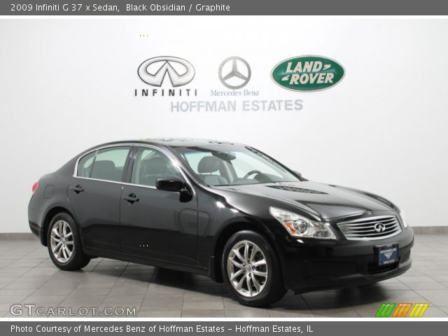 2009 Infiniti G 37 x Sedan in Black Obsidian