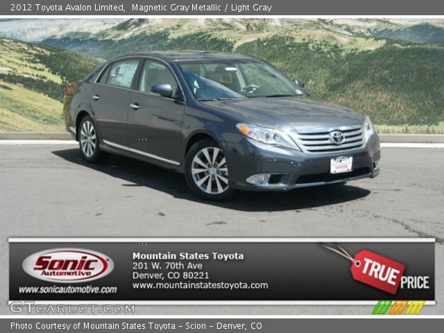 2012 Toyota Avalon Limited in Magnetic Gray Metallic