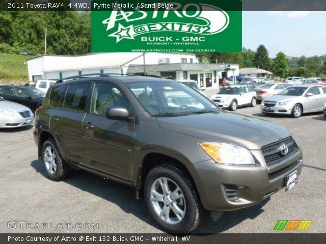 2011 Toyota RAV4 I4 4WD in Pyrite Metallic