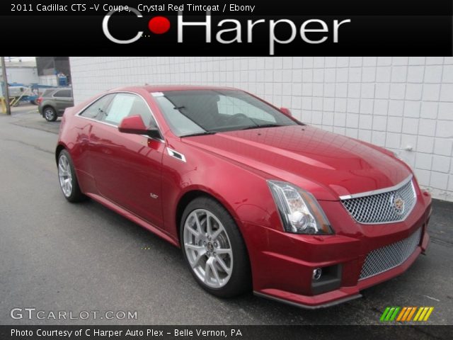 2011 Cadillac CTS -V Coupe in Crystal Red Tintcoat