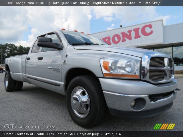 2006 Dodge Ram 3500 Big Horn Quad Cab Dually in Bright Silver Metallic