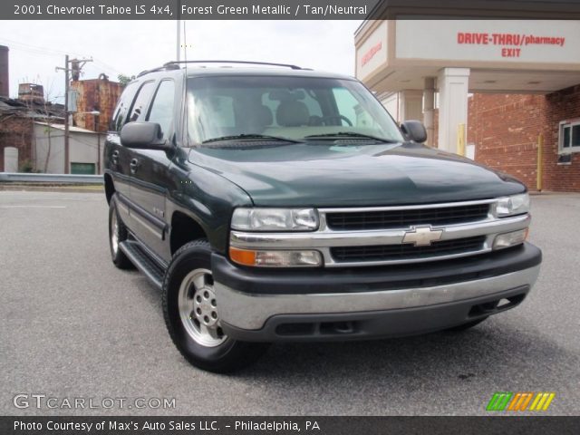 2001 Chevrolet Tahoe LS 4x4 in Forest Green Metallic