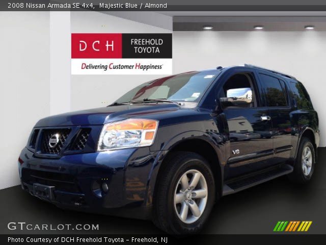 2008 Nissan Armada SE 4x4 in Majestic Blue