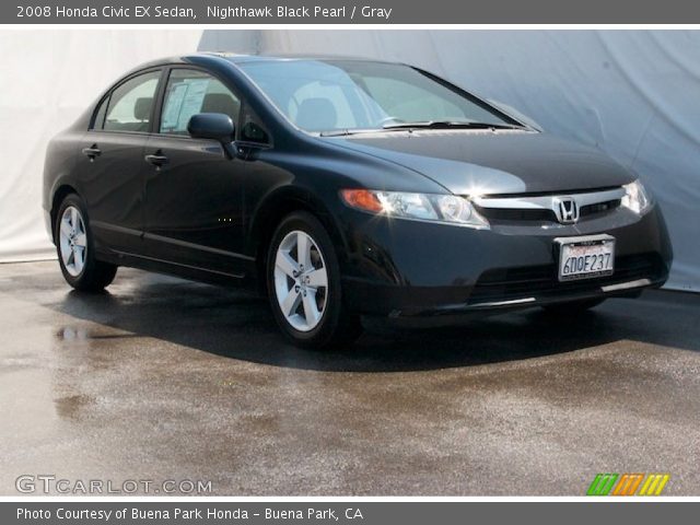 2008 Honda Civic EX Sedan in Nighthawk Black Pearl