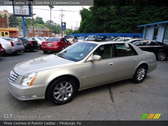2008 Cadillac DTS  in Gold Mist
