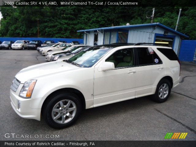 2009 Cadillac SRX 4 V6 AWD in White Diamond Tri-Coat