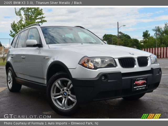 2005 BMW X3 3.0i in Titanium Silver Metallic