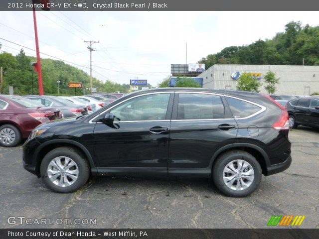 2012 Honda CR-V EX 4WD in Crystal Black Pearl