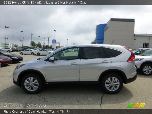 2012 Honda CR-V EX 4WD in Alabaster Silver Metallic