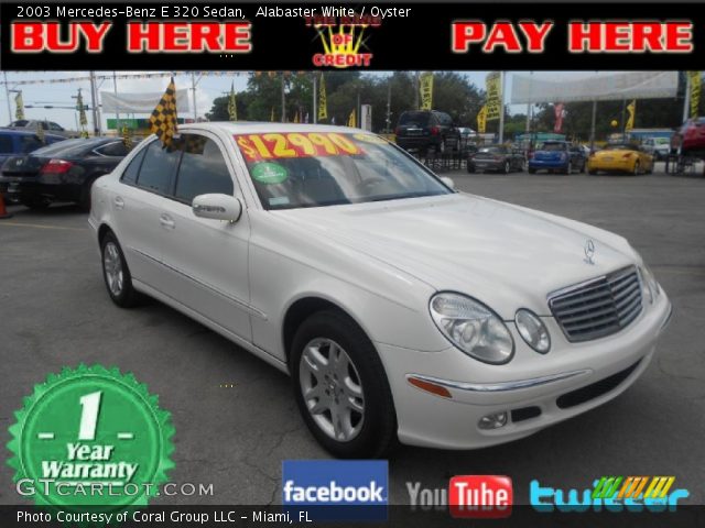 2003 Mercedes-Benz E 320 Sedan in Alabaster White