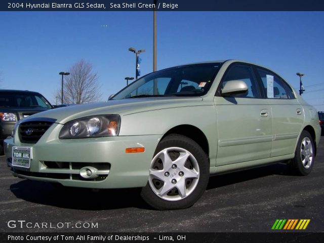 2004 Hyundai Elantra GLS Sedan in Sea Shell Green