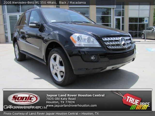2008 Mercedes-Benz ML 350 4Matic in Black