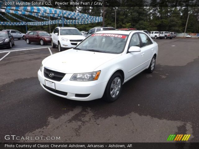 2007 Hyundai Sonata GLS in Powder White Pearl