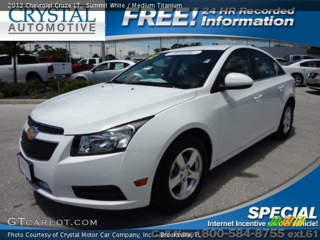 2012 Chevrolet Cruze LT in Summit White