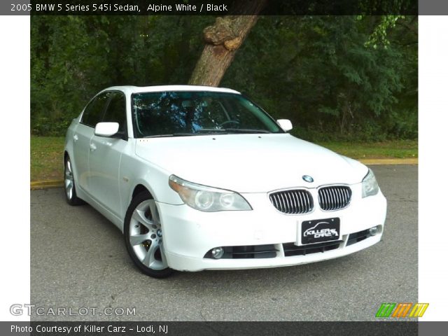 2005 BMW 5 Series 545i Sedan in Alpine White