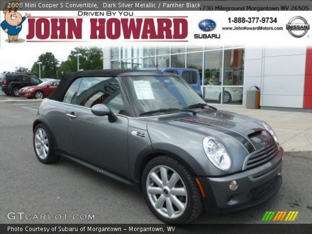 2008 Mini Cooper S Convertible in Dark Silver Metallic